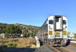 Amtrak San Joaquin Train # 710 arriving into Martinez Station with California Car # 6965 doing the honors